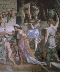 ボルゴの火の詳細、ボルゴの消防室、1514年